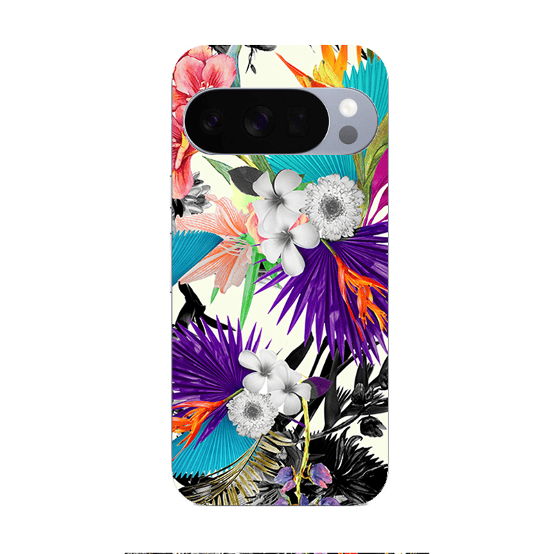 Google Pixel 10 Pro XL Sea flowers Transparent Silicone TPU Θήκη